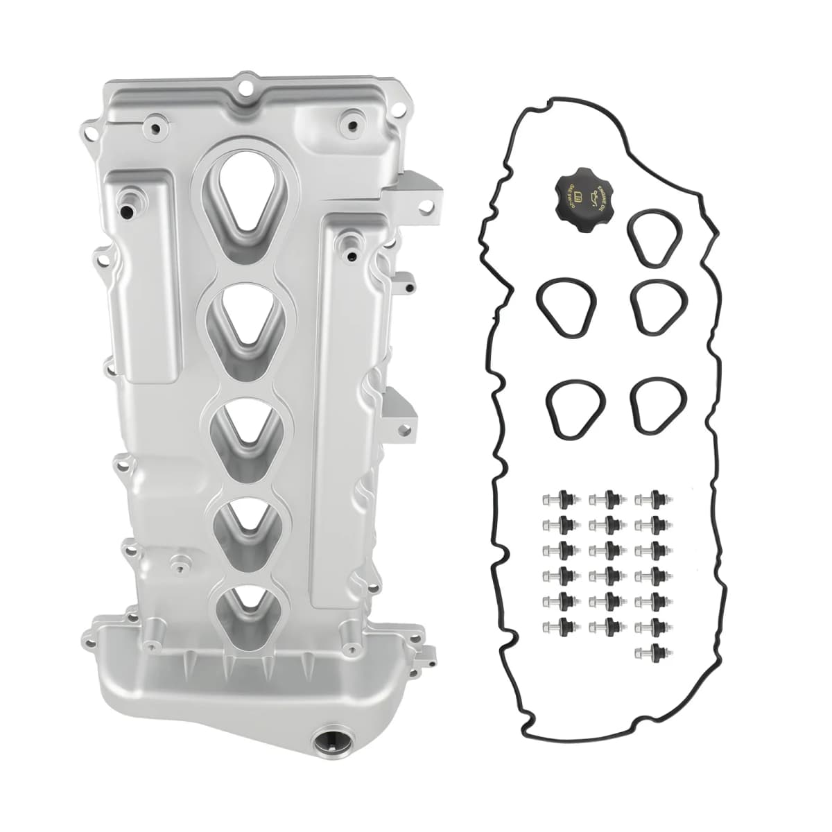 Upgrade Aluminum Valve Cover for Chevy Colorado GMC Canyon Hummer H3 3.5L 2004-2006