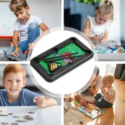Kids Pool Table Billiards Table Pool Table Toy Interactive Table Game Small Table Top Billiards For Children Friends Family