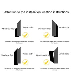 Car Wheel Arch Guard Trim Moulding Strip Eyebrow Lip Anti Scratch Mudflaps Universal Rubber Seal Protector Styling