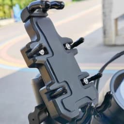 Motorcycle Phone Holder Soft Shockproof Stable Phone Mount For Motorcycle 360 Degree Rotatable Protective Multifunctional