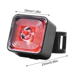 Road Cycling Tail Light USB Cycling Tail Rear Rechargeable Light Adjustable Waterproof Cycling Light For Night Riding Safety For