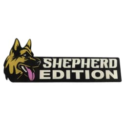 Dog Car Emblem Funny Dogs Badge Car Exterior Emblem Automotive Badge Decals Stickers Waterproof Decoration Labels Car Badges For