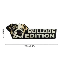 Dog Car Emblem Funny Dogs Badge Car Exterior Emblem Automotive Badge Decals Stickers Waterproof Decoration Labels Car Badges For