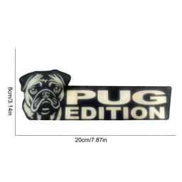 Dog Car Emblem Funny Dogs Badge Car Exterior Emblem Automotive Badge Decals Stickers Waterproof Decoration Labels Car Badges For