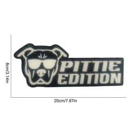 Dog Car Emblem Funny Dogs Badge Car Exterior Emblem Automotive Badge Decals Stickers Waterproof Decoration Labels Car Badges For