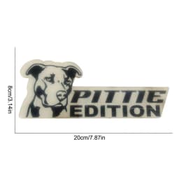 Dog Car Emblem Funny Dogs Badge Car Exterior Emblem Automotive Badge Decals Stickers Waterproof Decoration Labels Car Badges For