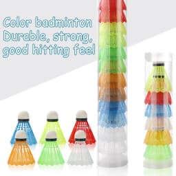 Shuttlecocks For Badminton Colorful Outdoor Game Shuttlelock Set Training Badminton Balls Shuttlecocks Set For Youth Players