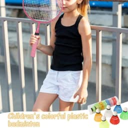 Shuttlecocks For Badminton Colorful Outdoor Game Shuttlelock Set Training Badminton Balls Shuttlecocks Set For Youth Players