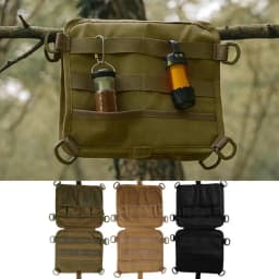 Outdoor Chair Side Pouch Chair Armrest Storage Bag Large Capacity Lounge Recliner Side Pouch Outdoor Cooking Utensil Bag For