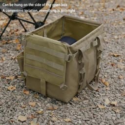 Outdoor Chair Side Pouch Chair Armrest Storage Bag Large Capacity Lounge Recliner Side Pouch Outdoor Cooking Utensil Bag For