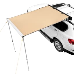 SucceBuy Vehicle Awning  Retractable Car Side Awning Car Awning with Waterproof Storage Bag  Suitable for Truck SUV Van Campers