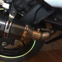 Motorcycle Exhaust Muffler Mid Link Pipe For Yamaha R25 R3 Any Year Stainless Steel Slip On With/Without DB Killer Blue/Black