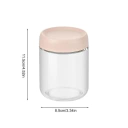 Glass Jars With Airtight Lids Mason Jars With Wide Mouth Safe Food Jars & Canisters Food-Grade Storage For Snacks Yogurt Sugar
