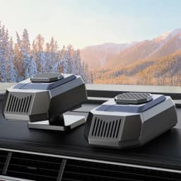 For Warm Air Blower Car Window Heater 12V/24V Fast Heating Window Defroster Car Heater Adjustable Cooling Fan Electric Heater