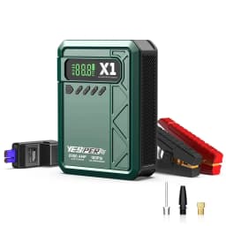 YESPER X1 2000A Jump Starter 12000mAh Power Bank 150PSI Air Compressor Inflator Car Battery Emergency Boosters Starting Device