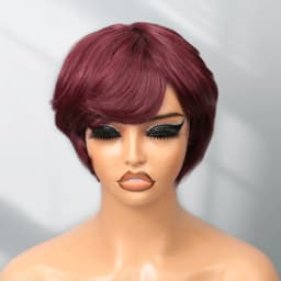 Pixie Cut Wig Human Hair Short Pixie Cut Wigs for Black Women Human Hair Glueless Pixie Wig Short Layered Brazilian Human Hair