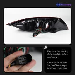 AKD Tail Lamp for AUDI TT LED Tail Light 2006-2013 TT Rear Fog Brake Turn Signal Automotive Accessories