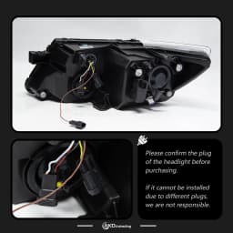 AKD Car Styling for Dodge JCUV Journey 2009-2016 LED Headlight Fiat Freemont LED DRL Hid Angel Eye Bi Xenon Beam Accessories