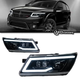 AKD Car Styling for Dodge JCUV Journey 2009-2016 LED Headlight Fiat Freemont LED DRL Hid Angel Eye Bi Xenon Beam Accessories