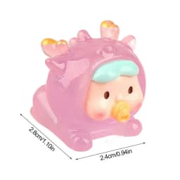 Dash Ornaments For Dashboard 3D Anime Figure Keychain Charm Funny Car Interior Decorations Dashboard Accessories Car Pendant For