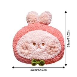 Bunny Stuffed Animal Soft Stuffed Animal Bunny Pillow Plush Animal Collection Toys For Living Room Bedroom Chair Sofa Couch