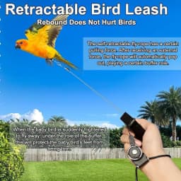 Parrot Leashes 2M Conures Bird Leashes For Parakeet Traction Rope Adjustable Outdoor Cockatiel Leashes For Birds Outdoor