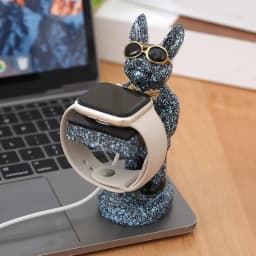 Watch Stand Charger Compatible with Apple Watch Series Ultra 2 9/8/SE2/7/6/SE/5/4/3/2/1 Cute Dog iWatch Charging Dock