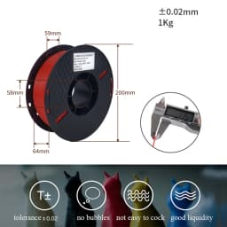 KEEPANG PLA/PETG/SILK/TPU 1.75mm 3D Printer Filament 5/10 Rolls Neatly Wound No Bubble 3D Printing Materials