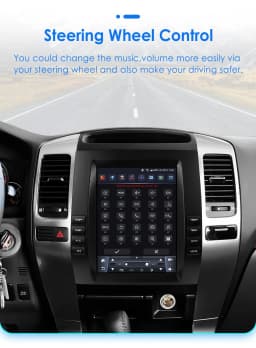 9.7"7862 Android 13 Auto Car radio For Toyota Land Cruiser Prado 120 for Lexus GX470 Multimedia player GPS Stereo 2din BT Screen
