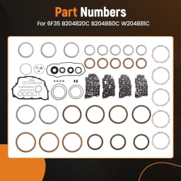 Transmission Master Overhaul Rebuild Kit for Escape Fusion Edge Tribute  for 6F35, B204820C, B204880C, W204881C