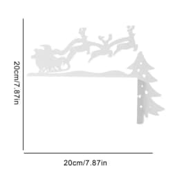 Christmas Door Corner Decor Door Toppers Door Frame Decor Wall Decor Door Frame Sign Front Door Topper Metal Door Corner Decor