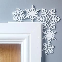 Christmas Door Corner Decor Door Toppers Door Frame Decor Wall Decor Door Frame Sign Front Door Topper Metal Door Corner Decor