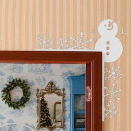 Christmas Door Corner Decor Door Toppers Door Frame Decor Wall Decor Door Frame Sign Front Door Topper Metal Door Corner Decor