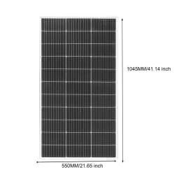 Solar Panel 120w 18V Flexible OR Glass Monocrystalline Solar Charger Off Grid for 12V Battery RV Trailer Van Caravan Boat Home