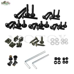 150Pcs M5 M6 Complete Fairing Bodywork Clips Bolt Screws Kit Set Fit For YZF R1/R3/R6 R25 FZ1/6/8 MT NMAX TMAX XMAX XJR FJR YFZ