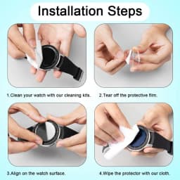 Tempered Glass For Samsung Galaxy Watch 4/classic/Active 2/Gear S3 44mm 40mm 46mm 42mm HD Clear Hydraulic Film Screen Protector