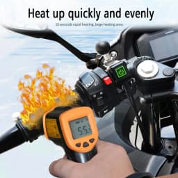 Motorcycle Heated Grip Covers 12V 5 Speed Heating Handle Cover Electric Heated Handlebar Pad For Motorcycle Accessories
