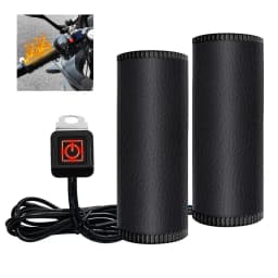 Motorcycle Heated Grip Covers 12V 5 Speed Heating Handle Cover Electric Heated Handlebar Pad For Motorcycle Accessories