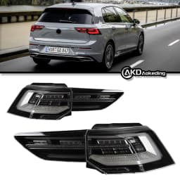 AKD Tail Lamp for VW Golf 8 LED Tail Light 2020-2021 MK8 Golf8 Rear Fog Brake Turn Signal Automotive Accessories