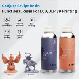 Conjure Sculpt 405nm UV Photopolymer Resin Jamg He For Elegoo/Anycubic/Creality SLA LCD 3D Printer Chitu Systems