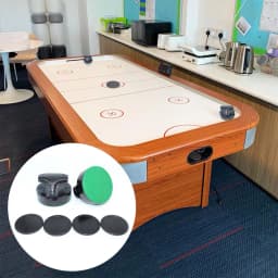 Air Hockey Pucks And Paddles Air Hockey Accessories Air Hockey Pucks With 2 Strikers Replacement Pucks For Air Hockey Table Game
