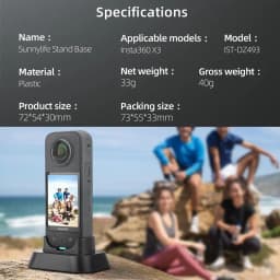 For Insta 360X3 Stand Base Desktop Protection Sports For Insta 360 X3 Action Accessories Panoramic Camera Desktop Support