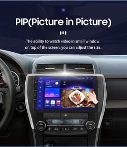 Hizpo Car Radio Player Head Unit Plug And Play For Toyota Camry 2015-2017 North America Version GPS Navigation Android Auto DSP