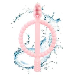 Baby Silicone Training Toothbrush Safe Toddle Teether Chew Toys Teething Ring Gift Infant Baby Chewing Clean Teething Toys