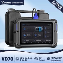 VDIAGTOOL VD70 OBD2 Scanner All System Car Diagnostic Tool Active Test Key Programmer 39 Reset ECU Coding DOIP FCA 3 Year Update