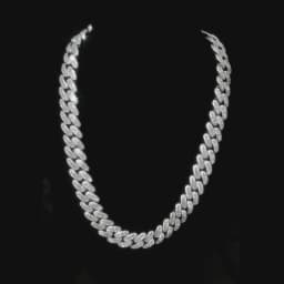 Aokaishen Baguette Miami Cuban Link Chain for Men Neckace Choker Real Gold Plated Hip Hop Fashion Jewelry