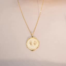 Custom Newborn Footprint Necklace Gold Stainless Steel Birthstone Pendant Personalized Mothers Handprint Kids New Mom Jewelry