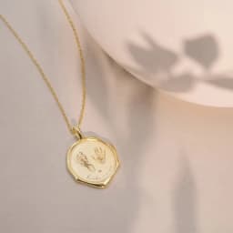 Custom Newborn Footprint Necklace Gold Stainless Steel Birthstone Pendant Personalized Mothers Handprint Kids New Mom Jewelry