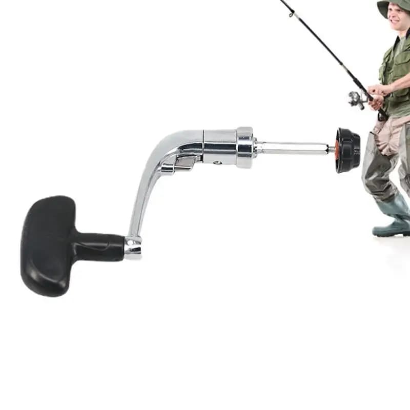 Fishing Reel Rocker Arm Handle EVA Knob CNC Metal Fishing Reel Wheel Handle Rocker Arm Fishing Replacement Parts For Shimano