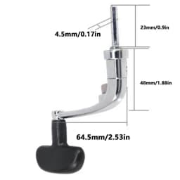 Fishing Reel Rocker Arm Handle EVA Knob CNC Metal Fishing Reel Wheel Handle Rocker Arm Fishing Replacement Parts For Shimano